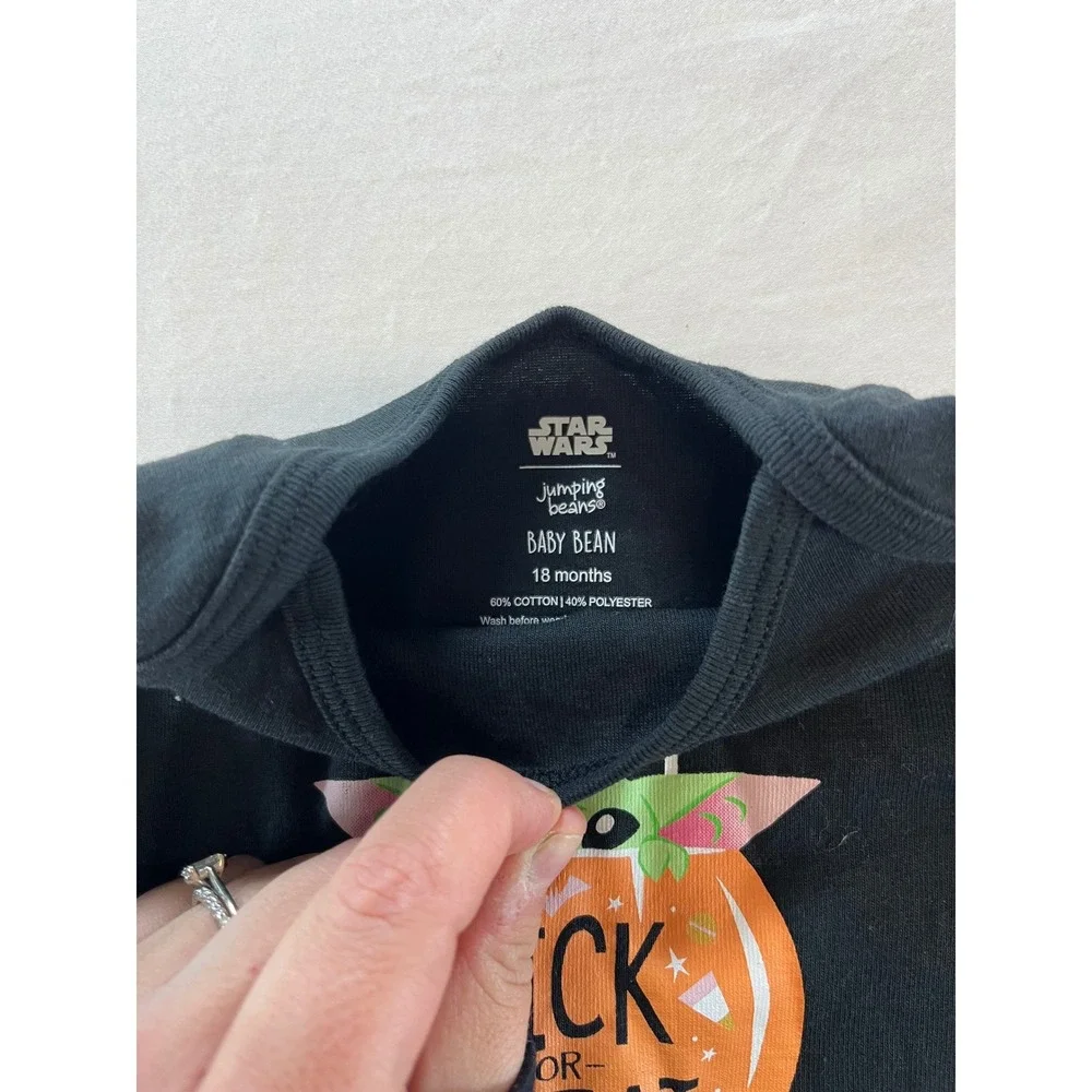 Baby Bean Star Wars Grogu Baby Yoda Halloween‎ Trick or Treat 18 Months